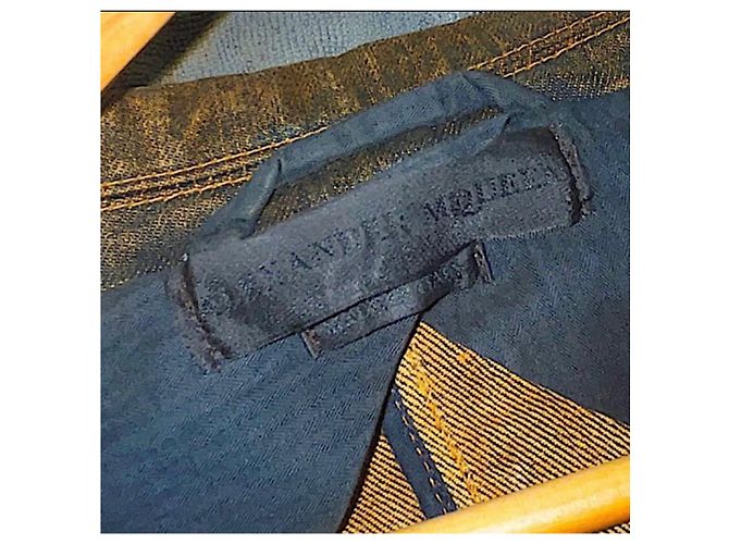 Alexander Mcqueen 05 Blazer jeans com lama da coleção Runway Collection AW - vista 7