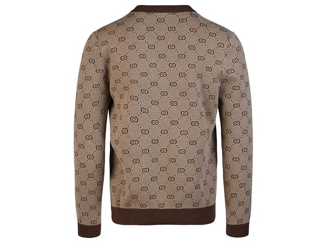 Gucci V-Ausschnitt GG Supreme Pullover - Ansicht 2