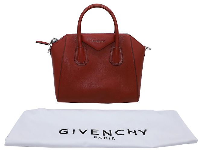 Borsa Givenchy Antigona in Pelle Rossa - vista 5