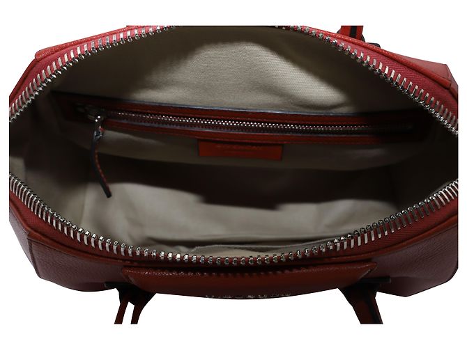Borsa Givenchy Antigona in Pelle Rossa - vista 7