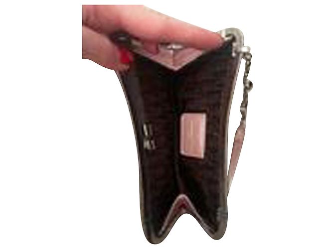 Saddle Mini borsa da sella Dior in raso rosa - vista 8