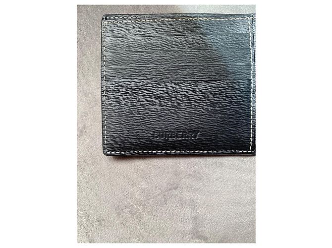 Portafoglio Burberry in pelle nera Nero - vista 8