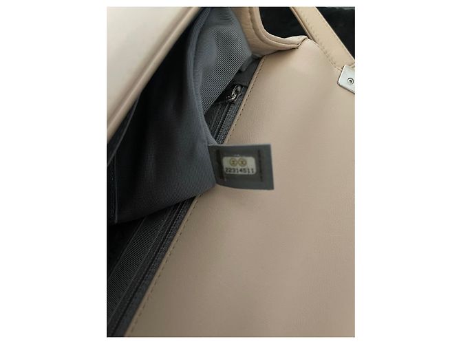 Boy Borsa Chanel in pelle beige - vista 10