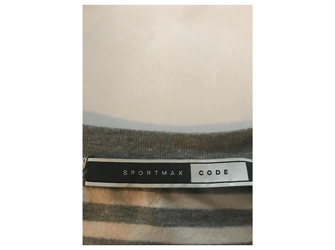 Sportmax gestreiftes Kleid Grau - Ansicht 6