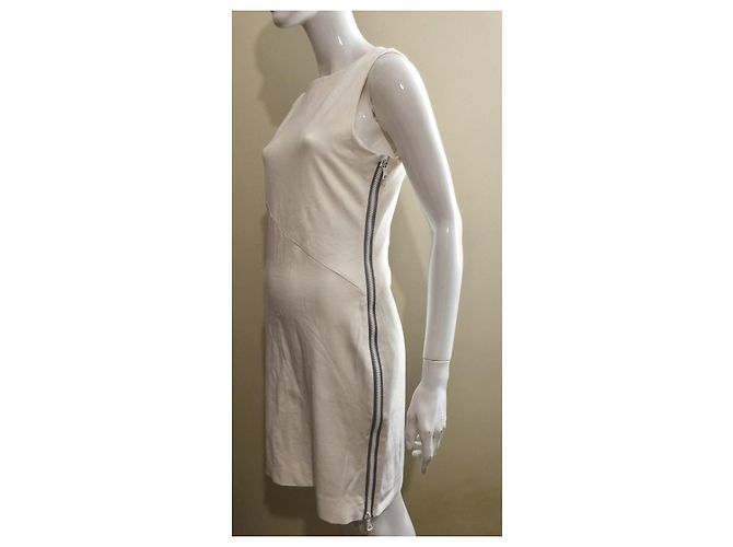 Diane Von Furstenberg DvF Leigh Viskose-Strickkleid in Weiß - Ansicht 2