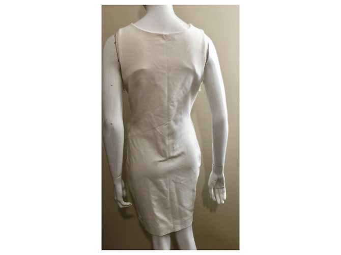 Diane Von Furstenberg DvF Leigh Viskose-Strickkleid in Weiß - Ansicht 3