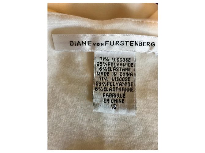 Diane Von Furstenberg DvF Leigh Viskose-Strickkleid in Weiß - Ansicht 4