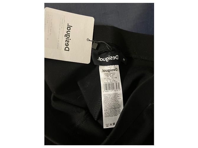 Leggings Desigual Negros de Viscosa - vista 4