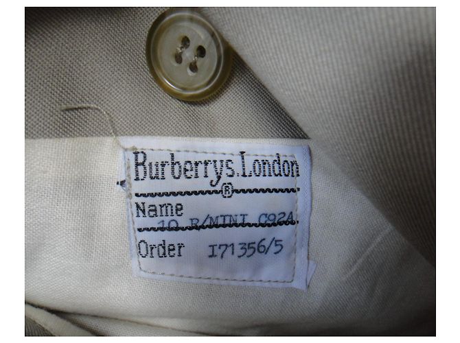 Burberry impermeable Markfield t 38 Beige - vista 3