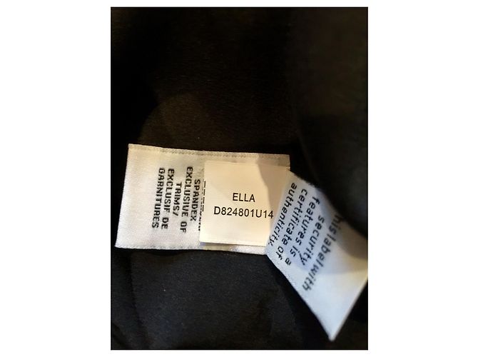 Diane Von Furstenberg DvF Ella vestido de gasa de seda con pedrería Negro - vista 10