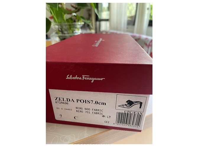 Salvatore Ferragamo Mules Zelda Ferragamo Nero - vista 5