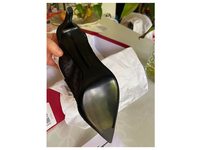 Salvatore Ferragamo Mules Zelda Ferragamo Nero - vista 6