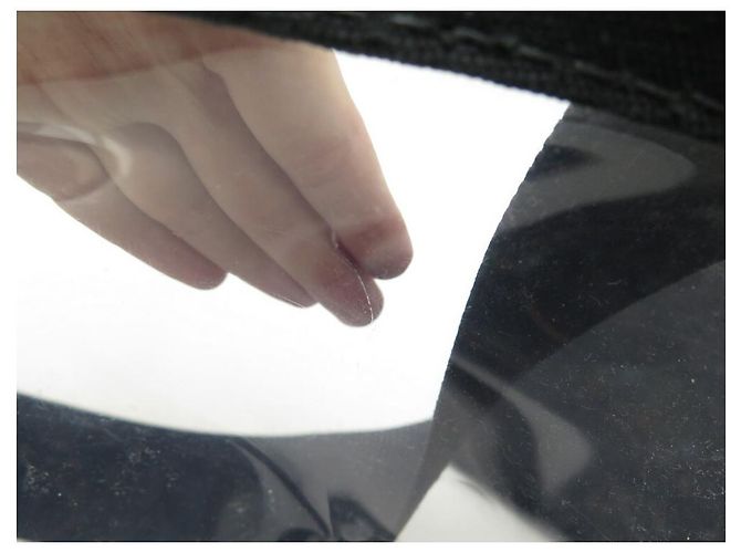 Etiquette HANDTASCHE PRADA CABAS PLEXI PM 1BG187 SCHWARZE HANDTASCHE AUS TRANSPARENTEM KUNSTSTOFF - Ansicht 12