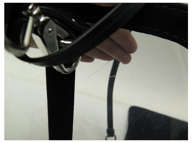 Etiquette HANDTASCHE PRADA CABAS PLEXI PM 1BG187 SCHWARZE HANDTASCHE AUS TRANSPARENTEM KUNSTSTOFF - Ansicht 13