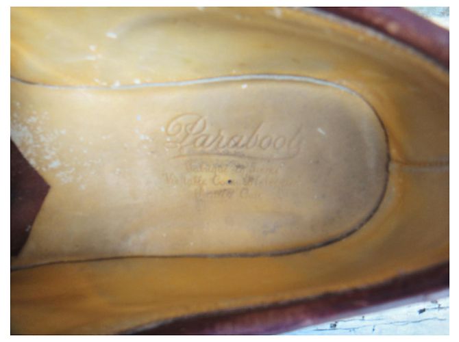 derby vintage Paraboot p 40,5 Rosso - vista 2
