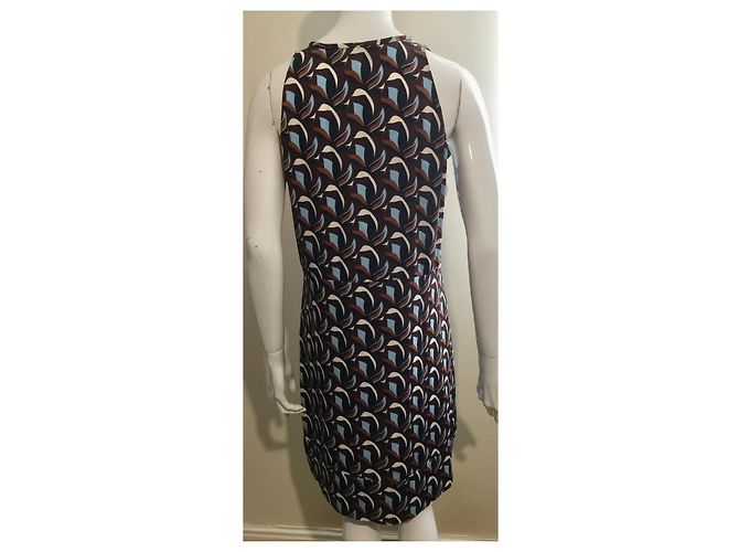 Diane Von Furstenberg DvF Abito in seta Berit multicolore - vista 4