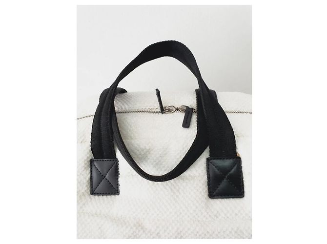 Borsa da bowling UNISEX CHANEL Bianco sporco - vista 2