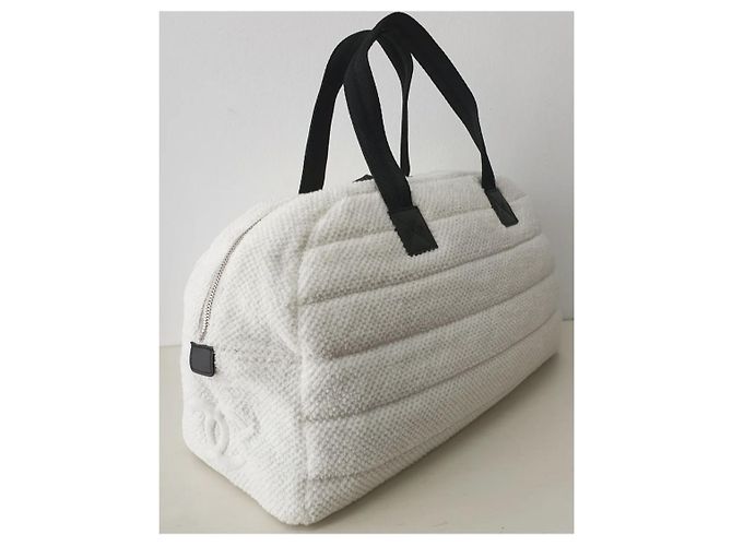 Borsa da bowling UNISEX CHANEL Bianco sporco - vista 5