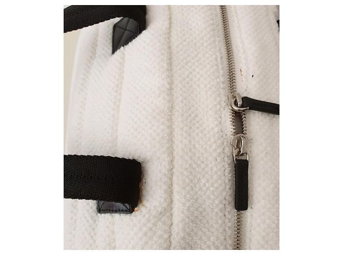 Borsa da bowling UNISEX CHANEL Bianco sporco - vista 9