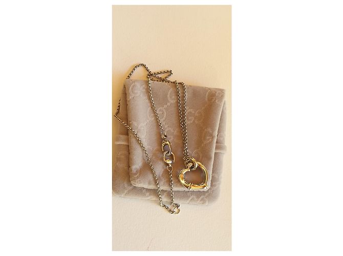Gucci coração de bambu prateado 925 Prata - vista 4
