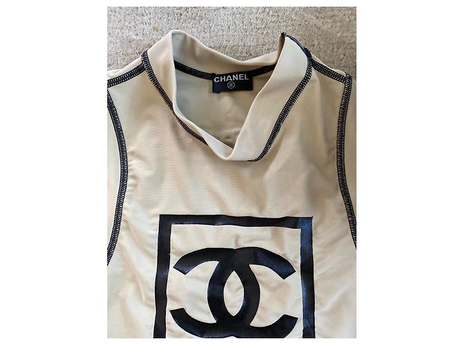 Cambon Chanel Canotta superiore Beige - vista 2