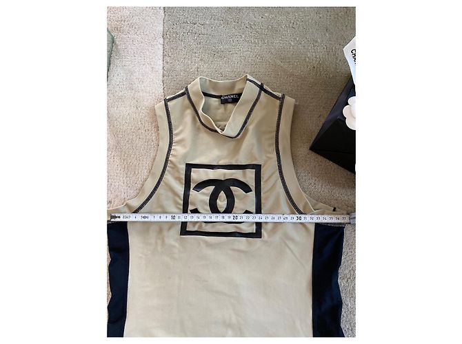 Cambon Chanel Canotta superiore Beige - vista 4