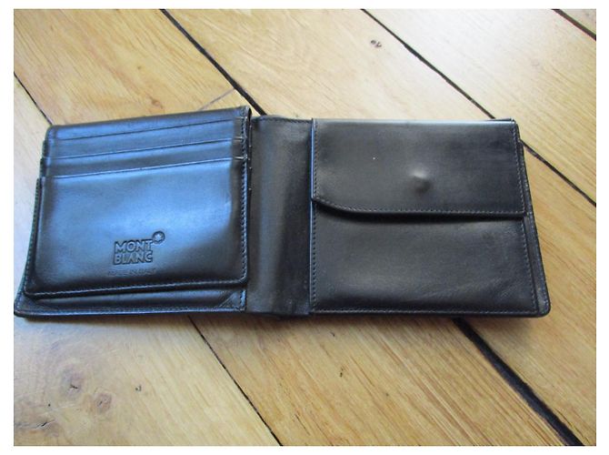 Montblanc Cartera compacta Meisterstück. Negro - vista 2