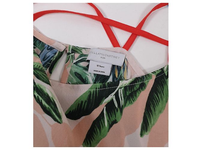 Stella Mc Cartney Stella McCartney Seidenkleid Mädchen 10 Jahre Mehrfarben - Ansicht 4