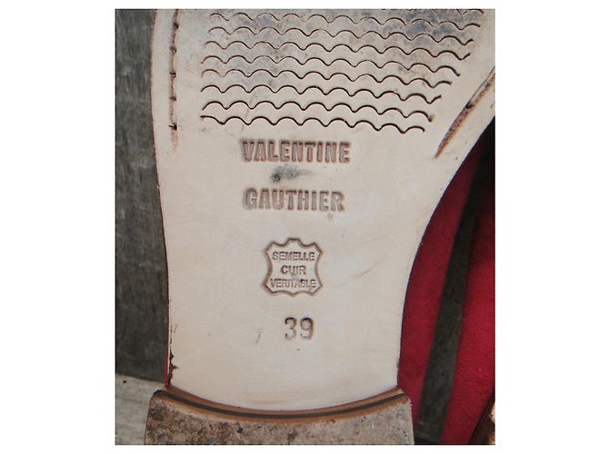 Mocassini Valentine Gauthier p 39 Rosso - vista 3