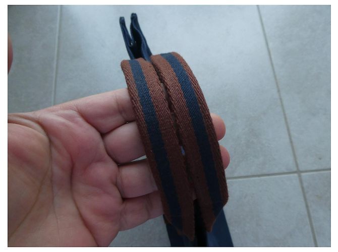 Hermès Handtasche Modell toto in neuwertigem Zustand einmal getragen Marineblau - Ansicht 2