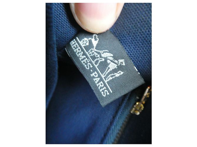 Hermès Handtasche Modell toto in neuwertigem Zustand einmal getragen Marineblau - Ansicht 9