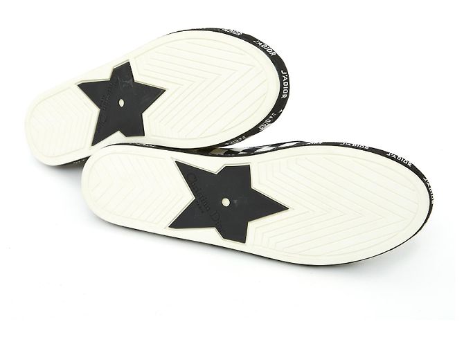 Espadrillas Dior J'Adior Ska Scacchi Neri e Bianchi 40.5 Nero Bianco - vista 5