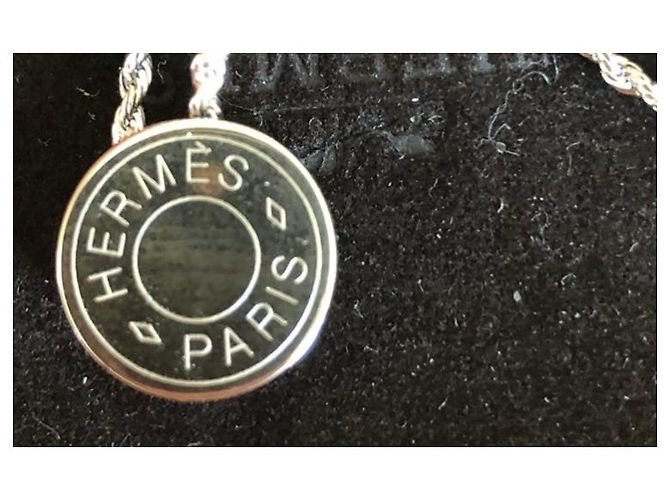 Constance Pendente Hermès Clou de Selle Argento - Ansicht 7