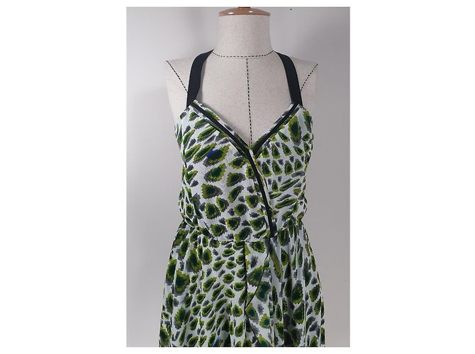Diane Von Furstenberg Kleid Mehrfarbig Polyester Größe S Mehrfarben - Ansicht 2