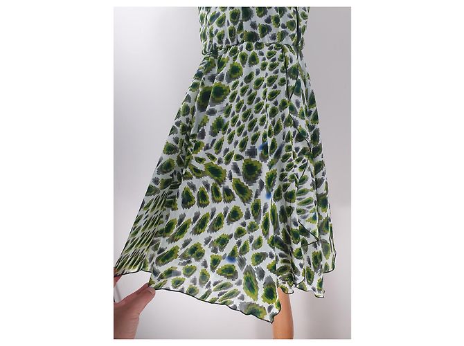 Diane Von Furstenberg Kleid Mehrfarbig Polyester Größe S Mehrfarben - Ansicht 4