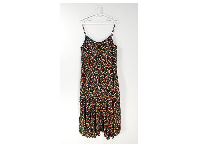 Vestido de seda Joycedale Ganni Multicolor - vista 6