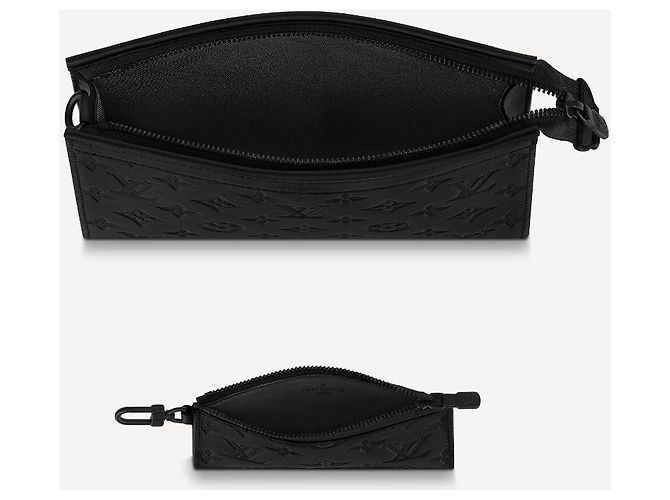 Louis Vuitton Portafoglio indossabile LV Gaston nuovo Nero - vista 2