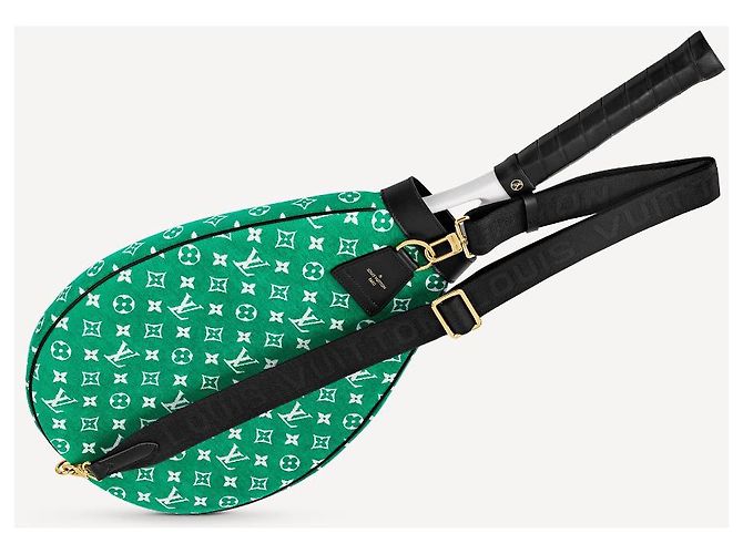 Louis Vuitton Funda para raqueta de tenis LV Velvet Verde - vista 2
