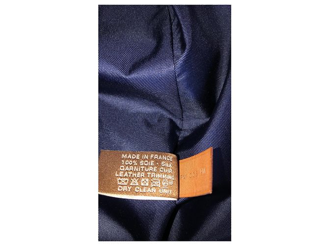 Hermès Clutch aus Seide mehrfarbig Mehrfarben - Ansicht 4