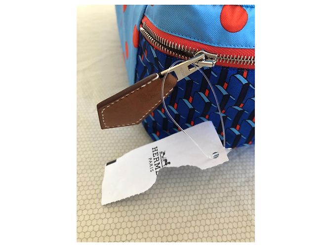 Hermès Clutch aus Seide mehrfarbig Mehrfarben - Ansicht 5