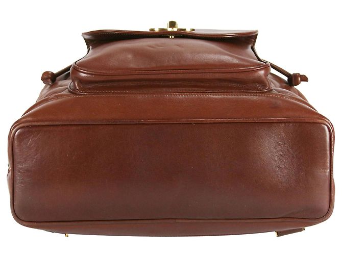 Chanel Duma Rucksack Large Braunes Lammleder - Ansicht 7