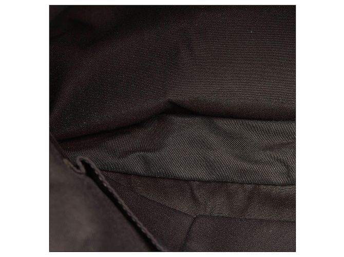 Sac cabas en cuir à anneau en D noir Abbey Gucci - vue 6