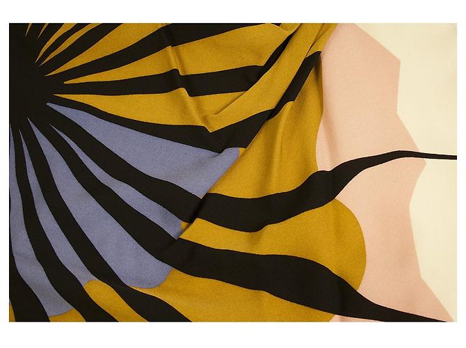 DVF Diane Von Furstenberg Bariloche Silk Multicolor Knopfhemd Minikleid Gr 4 Mehrfarben - Ansicht 7