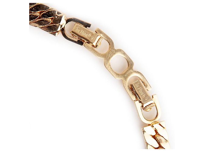 Collana Choker a Catena Christian Dior Oro D'oro - vista 4
