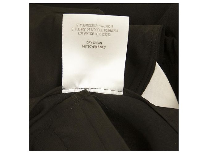 Helmut Lang Negro Blanco Trim Torsion sin mangas Romper Playsuit Shorts tamaño 2 - vista 4