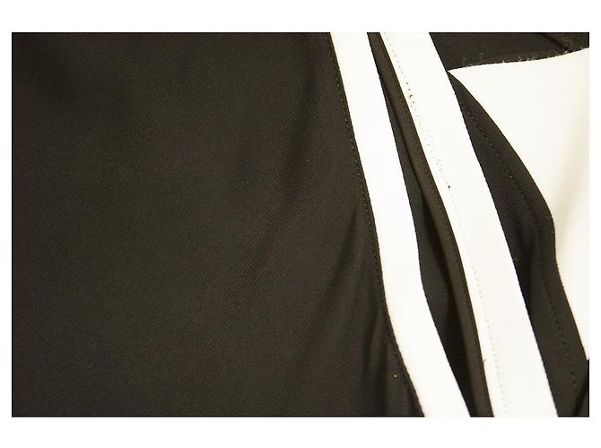 Helmut Lang Negro Blanco Trim Torsion sin mangas Romper Playsuit Shorts tamaño 2 - vista 5