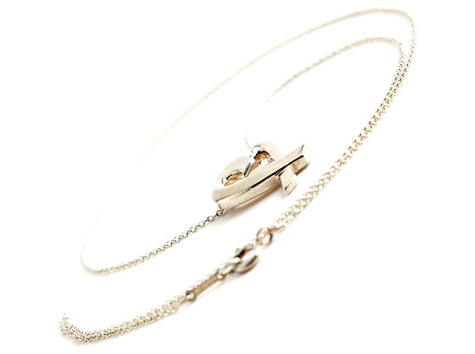 TIFFANY & CO. Collana Pendente Cuore Ovale Amorevole Argento 925 - vista 3