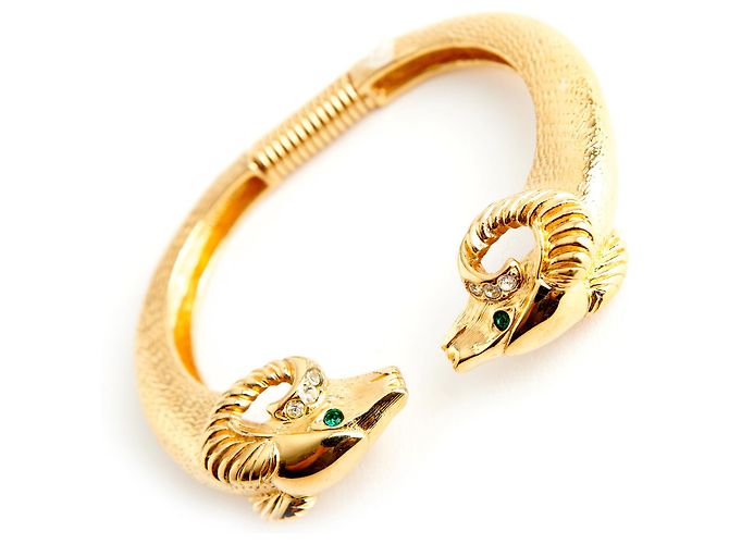 Kenneth Jay Lane Bracciale in oro zodiacale KJL D'oro - vista 5