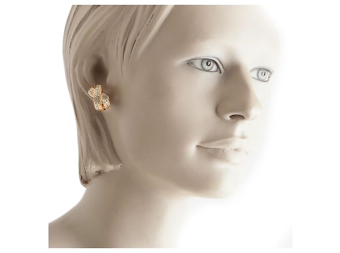 Christian Dior Cr. Clip per le orecchie Dior Kiss D'oro - vista 6