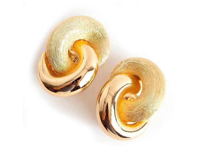 Orecchini a clip Christian Dior a spirale - view 2